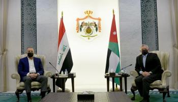 العاهل الأردني ورئيس وزراء العراق