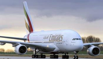 طائرة A380 تابعة لطيران الإمارات