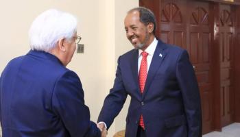 حسن شيخ محمود ومارتن غريفيث
