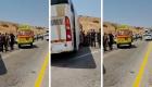 إطلاق نار على حافلة إسرائيلية بغور الأردن