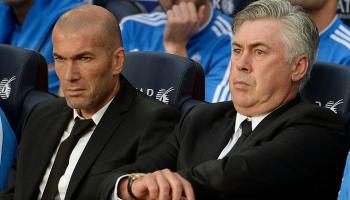 كارلو أنشيلوتي وزين الدين زيدان