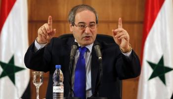 وزير الخارجية السوري فيصل المقداد