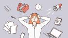 اینفوگرافیک | ۵ روش برای مراقبت از خود در برابر استرس در محل کار