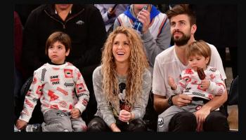 شاكيرا وبيكيه وطفليهما - أرشيفية