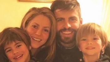 Piqué, Shakira et leurs enfants