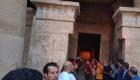 مصر تحتفل بتعامد الشمس على معبد هيبس الأثري