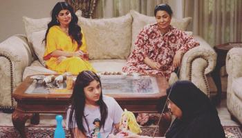 من كواليس تصوير مسلسل "نون النسوة"