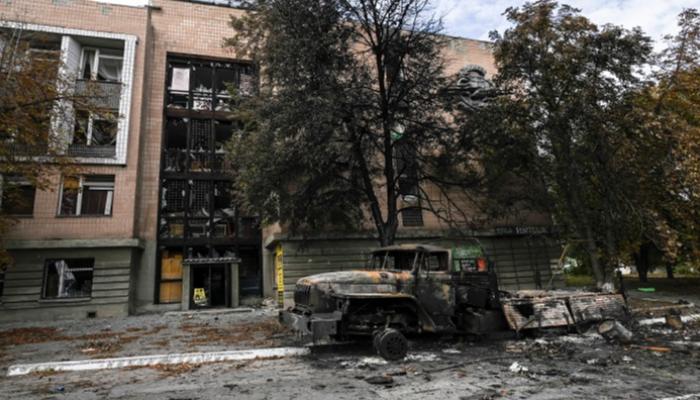آثار دمار جراء الحرب في أوكرانيا