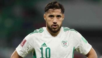 يوسف بلايلي لاعب منتخب الجزائر