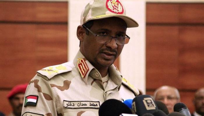 نائب رئيس مجلس السيادة السوداني الفريق أول محمد حمدان