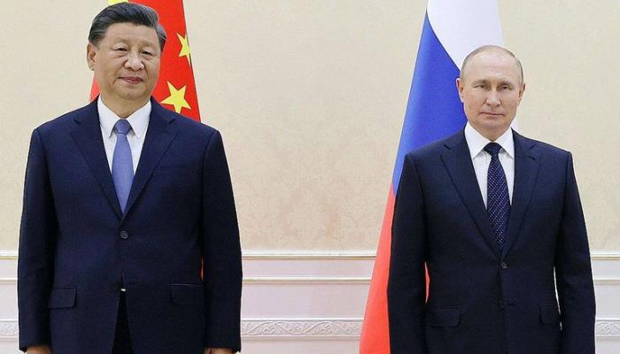 Vladimir Poutine et Xi Jinping 