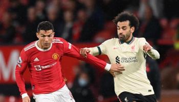 محمد صلاح نجم ليفربول وكريستيانو رونالدو نجم مانشستر يونايتد