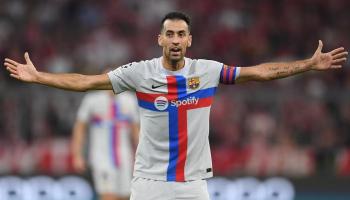 سيرجيو بوسكيتس لاعب برشلونة