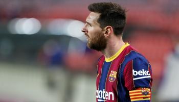 ليونيل ميسي بقميص برشلونة