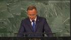 رئيس بولندا من الأمم المتحدة: روسيا تخسر حرب أوكرانيا