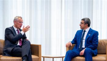 الشيخ عبدالله بن زايد آل نهيان وستولتنبرغ