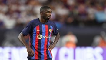 عثمان ديمبلي لاعب برشلونة الإسباني