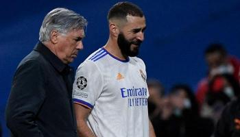 كريم بنزيما وكارلو أنشيلوتي