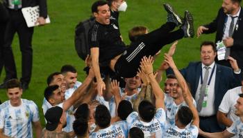 ليونيل سكالوني مدرب منتخب الأرجنتين