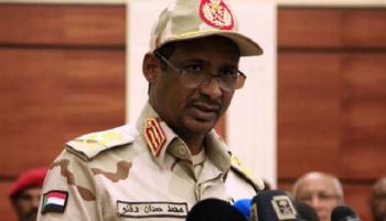 الفريق أول محمد حمدان دقلو نائب رئيس مجلس السيادة السوداني