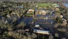 گزارش تصویری | منطقه ويلتون آمریکا غرق سیل شد