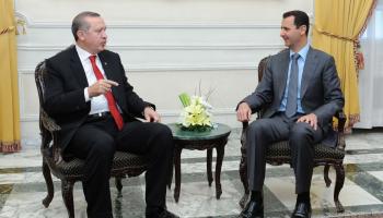 أردوغان والأسد في لقاء سابق