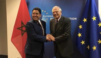ناصر بوريطة وجوزيب بوريل