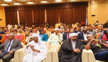جانب من تدشين المرحلة النهائية للعملية السياسية بالسودان