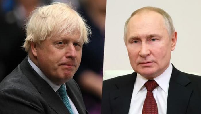 Boris Johnson et Vladimir Poutine