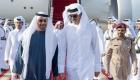 Şeyh Mohammed Bin Zayed, Expo 2023 Doha Bahçecilik Fuarı'nın açılışına katılmak üzere Katar'a ulaştı 