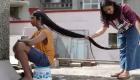 نوجوان ۱۵ ساله هندی رکورد بلندترین موی جهان را شکست