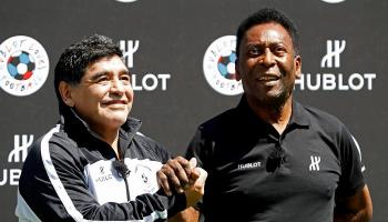 بيليه ومارادونا