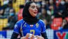 لژیونر والیبال زنان ایران با انتخاب حجاب اختیاری قید کشورش را زد
