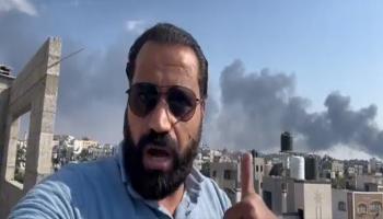 الفنان الفلسطيني علي نسمان قبل مقتله 