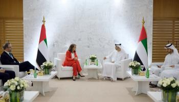 ثاني الزيودي يلتقي وزراء ومسؤولين على هامش فعاليات منتدى الاستثمار العالمي