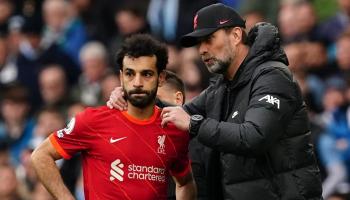 يورغن كلوب مع محمد صلاح