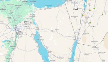 سيناء على خرائط غوغل