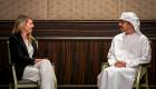 عبدالله بن زايد يبحث تطورات الشرق الأوسط مع وزيرة خارجية كندا