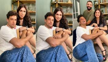 أحمد الفيشاوي ودينا 