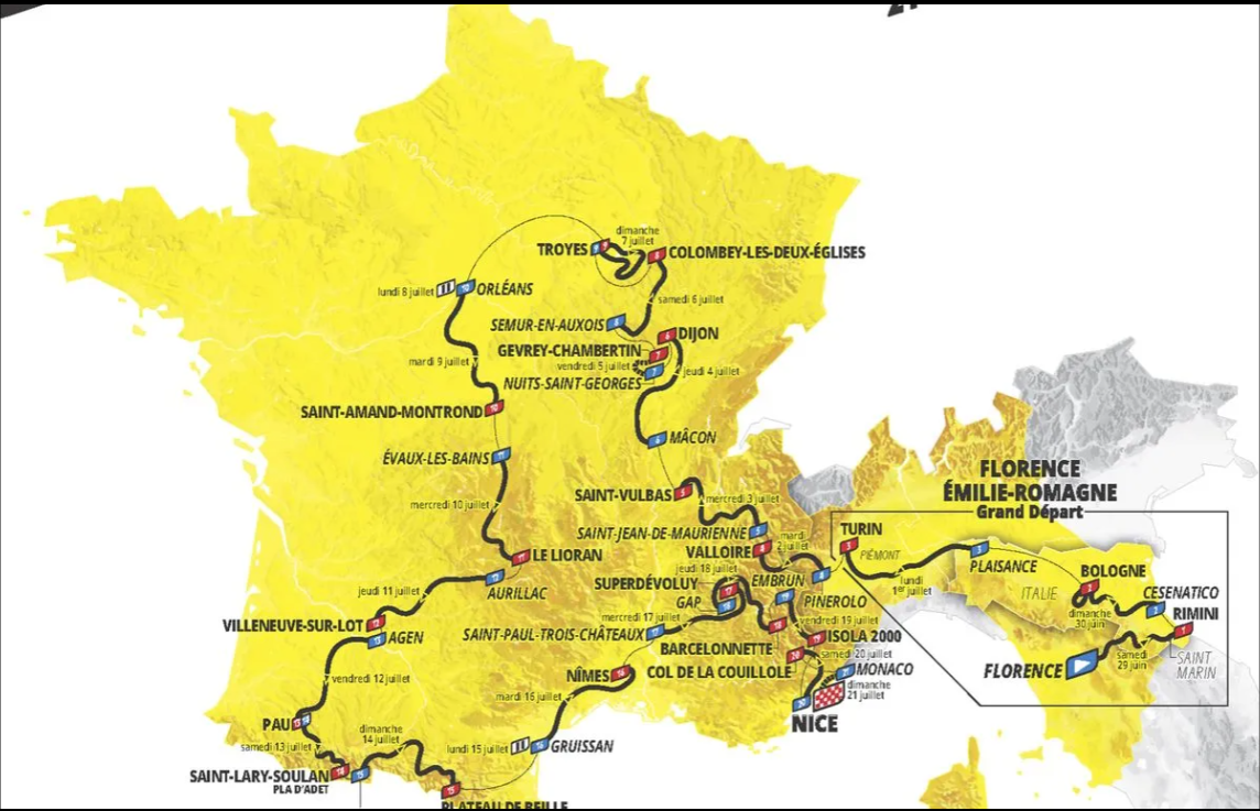 Tour de France 2024 Découvrez le parcours complet