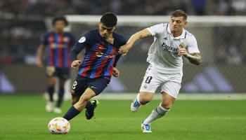 معلق الكلاسيكو القادم مباراة برشلونة وريال مدريد