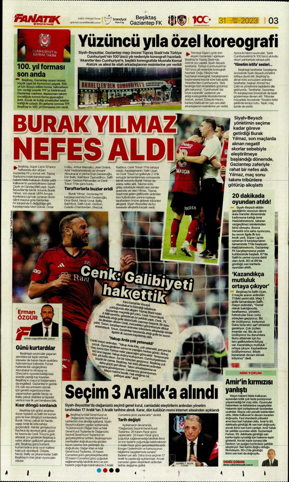GAZİANTEP FK DEPLASMANDA YOK - Güncel Gazete