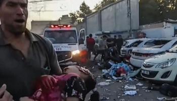 فاجعة قصف سيارة إسعاف في غزة