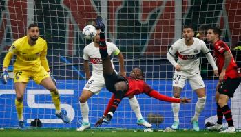 هدف ميلان أمام باريس سان جيرمان