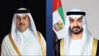 BAE Devlet Başkanı, Katar Emiri'ni Abu Dabi'de kabul etti