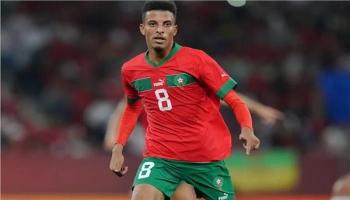 عز الدين أوناحي لاعب منتخب المغرب