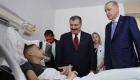 Cumhurbaşkanı Erdoğan, Gazze'den getirilen kanser hastalarını ziyaret etti