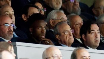 فلورنتينو بيريز رئيس ريال مدريد وفينيسيوس جونيور