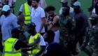 حمله سه جیمی جامپ به محمد صلاح؛ او زمین بازی را تحت حفاظت ارتش ترک کرد! (+ویدئو)