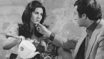 الفنانة حياة قنديل مع الراحل نور الشريف - أرشيفية